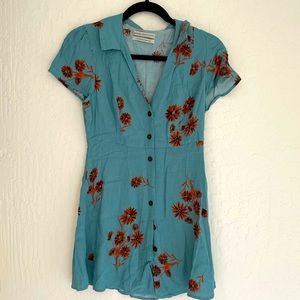Skater Girl Turquoise Dress (Urban Outfitters)